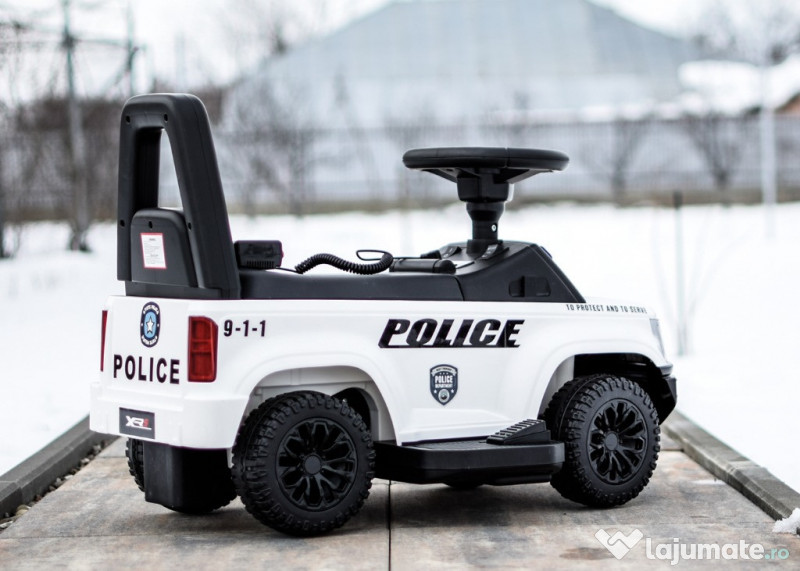 Masinuta 2 in 1 cu pedala elecrica Police QLS-993 30W 6V