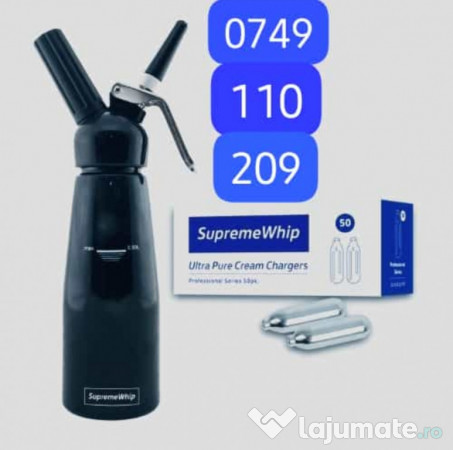 Butelie Exotic Whip N2O / Tuburi Azot / Butelii Frisca 