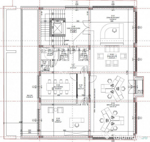 Spatiu comercial 287 mp situat in cladire noua, zona Faleza