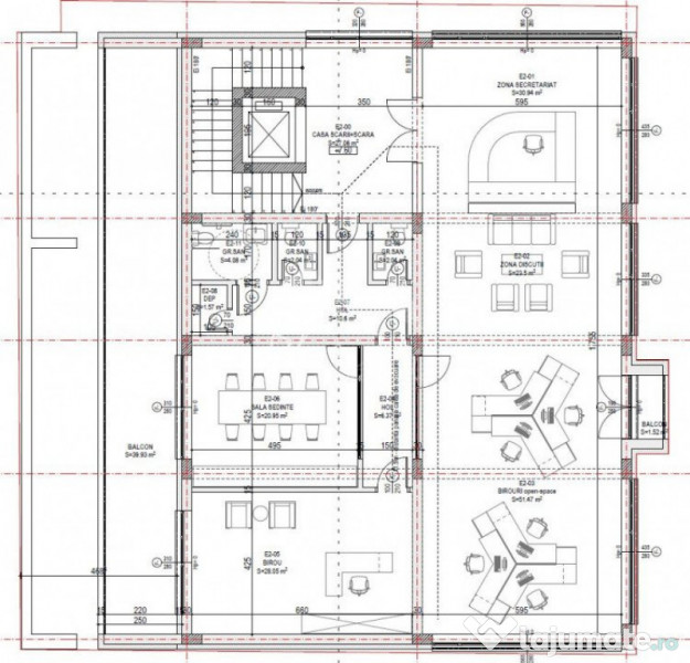Spatiu comercial 287 mp situat in cladire noua, zona Faleza