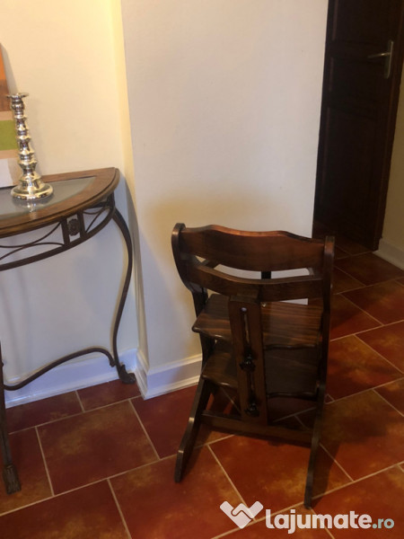 Scaun masa copii lemn masiv 