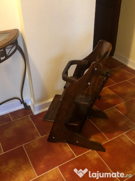 Scaun masa copii lemn masiv 