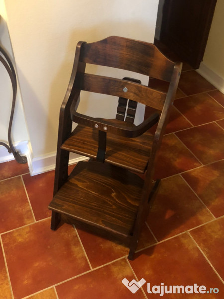 Scaun masa copii lemn masiv 