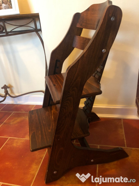 Scaun masa copii lemn masiv 