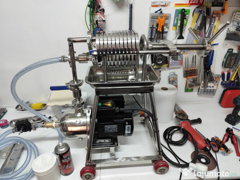 Selector seminte soreata, filtru ulei, masina de imbuteliat inox 220V 