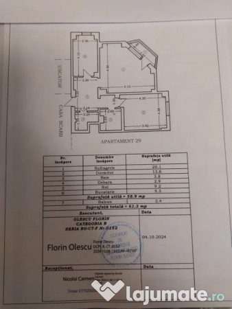 Centru Ferdinand-apartament 2 camere decomandat 60 mp 