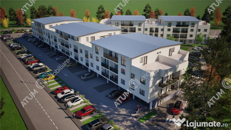 Apartament cu 3 camere si balcon etaj 1 in Selimbar zona Tri 