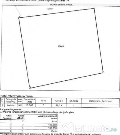 Teren extravilan padure, cota parte de 1/48 Horgesti, ID:... 