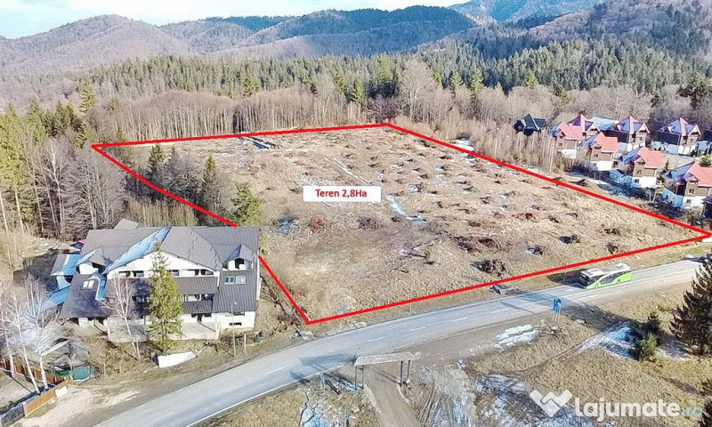 Teren 28.000mp Poiana MIca intre Monterai si Grand Chalet 