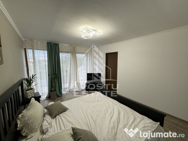 Duplex cu 4 camere si gar, P+1+M,mobilat si utilat, utili...