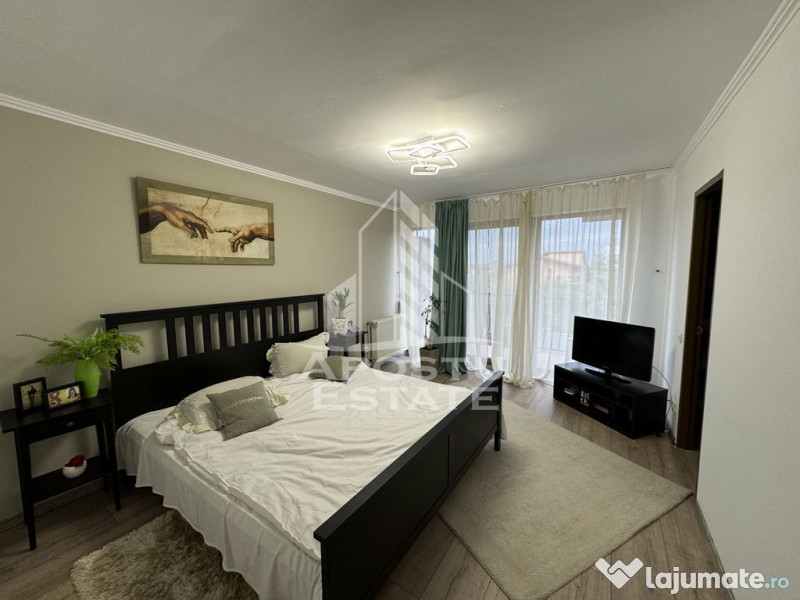 Duplex cu 4 camere si gar, P+1+M,mobilat si utilat, utili...