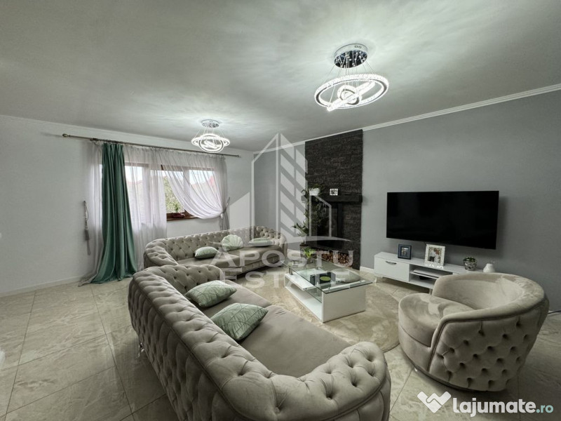 Duplex cu 4 camere si gar, P+1+M,mobilat si utilat, utili...