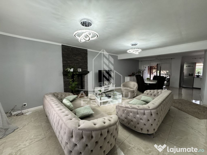 Duplex cu 4 camere si gar, P+1+M,mobilat si utilat, utili...