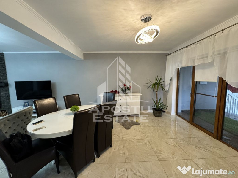 Duplex cu 4 camere si gar, P+1+M,mobilat si utilat, utili...