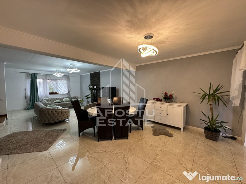 Duplex cu 4 camere si gar, P+1+M,mobilat si utilat, utili...