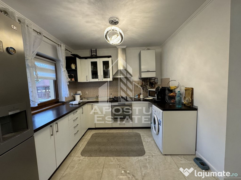 Duplex cu 4 camere si gar, P+1+M,mobilat si utilat, utili...