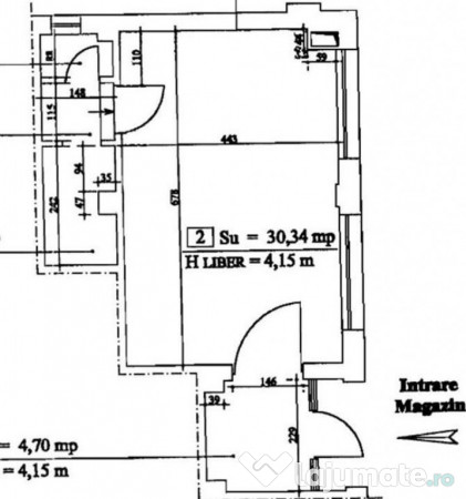 Bd Basarabia Stadionul National spatiu 41 mp vitrina 7 m ...