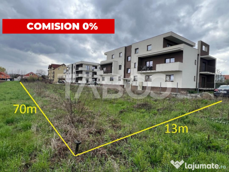 Teren 890 mp intravilan COMISION 0% de vanzare zona Lazaret