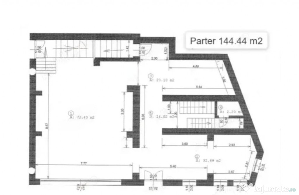 Zona Muzeul Militar sp S+P+E1+M 565 mp