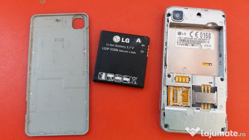 Telefon.Telefoane.Mobil.Colectie.LG GD 510.La Liber.Necodat + Baterie 