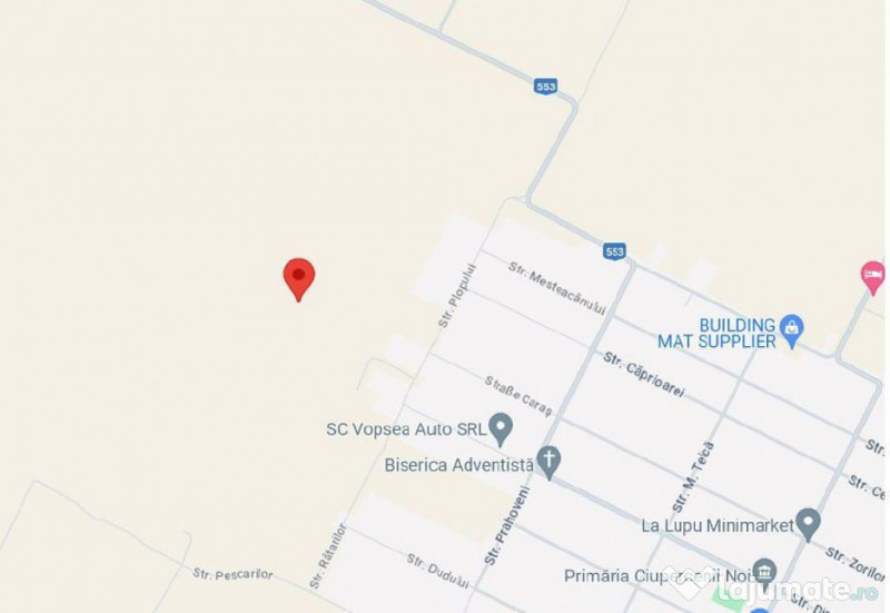 Teren extravilan,Sat Ciupercenii Noi, jud. Dolj 