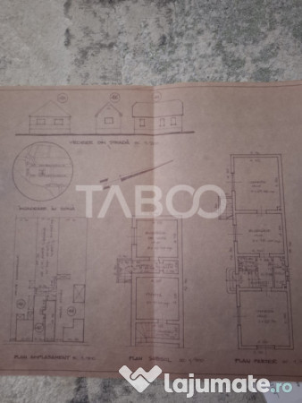 Casa de vanzare cu 3 camere si gradina in zona Turnisor Sibi 