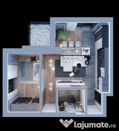 APARTAMENT CU 2 CAMERE, OPEN SPACE, PODUL DE FIER, ROSETTI 