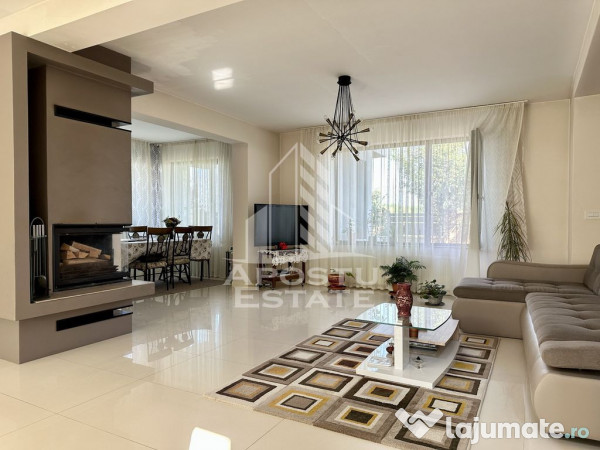 Vila moderna cu 6 camere si 2 garaje, teren 750 mp, Dumbr...
