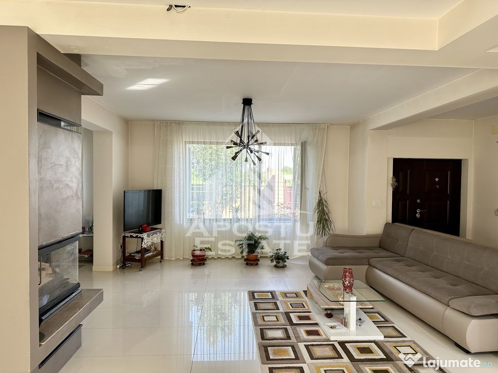 Vila moderna cu 6 camere si 2 garaje, teren 750 mp, Dumbr...