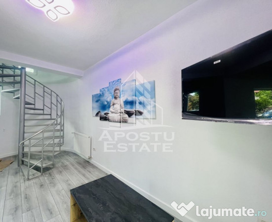 Apartament cu doua camere si scara interioara , zona Doro... 