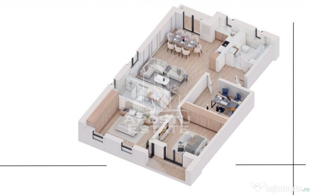 Bloc nou cu 8 apartamente, finalizare iulie 2026, zona Me...