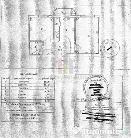 2 camere confort 1 Decomandat, etaj intermediar, Dorobanti-S