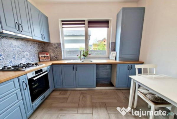 Vanzare casa 3 camere, mobilata si utilata, teren 500 mp