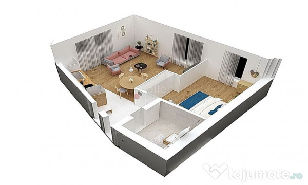 Apartament in Bloc Tip Vila