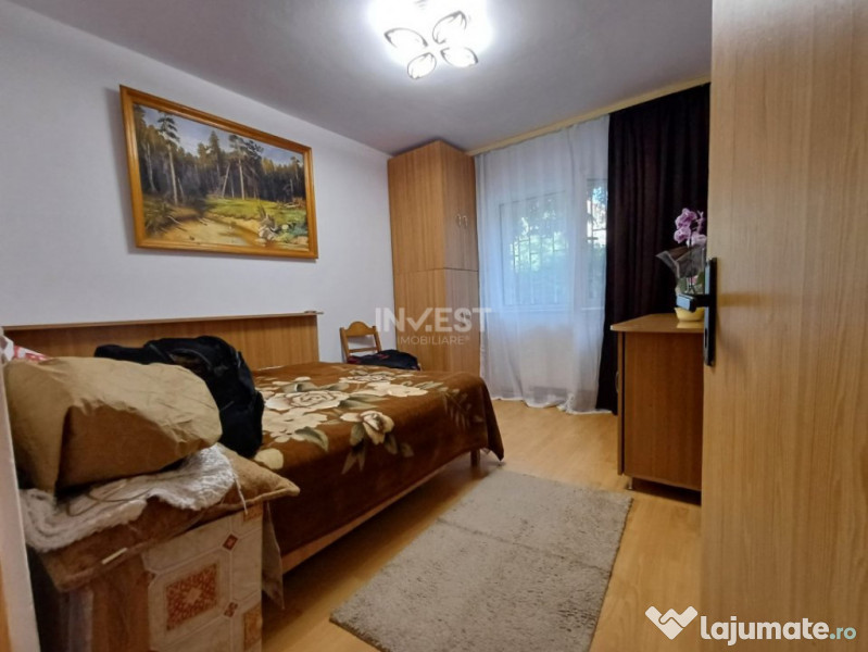 Apartament 3 camere decomandat, mobilat, centrală, beci + b