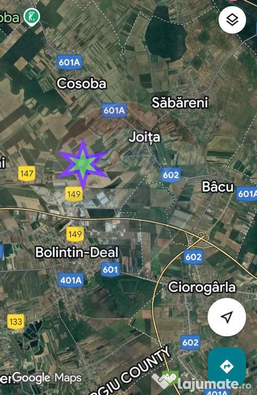 Teren de vanzare Joita-Ulmi DC147