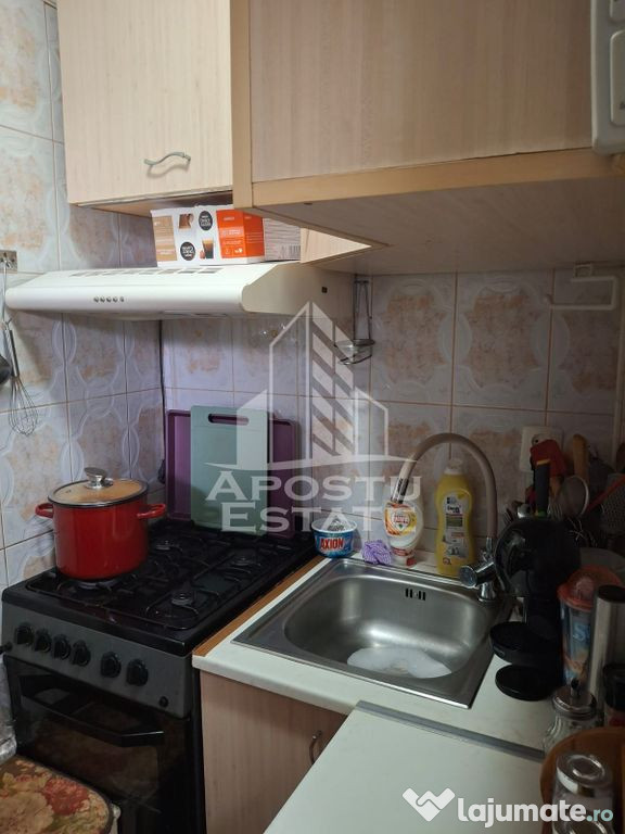 Garsoniera in zona Buziasului, 20 mp, bloc izolat 