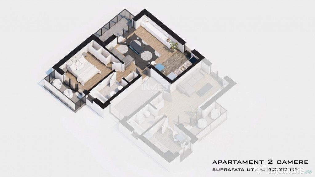 COMISION 0%! 2 CAMERE BLOC NOU PACURARI-REDIU 