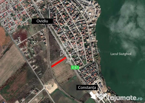 Teren intravilan 2.500 mp – Ovidiu, deschidere la DN2A 