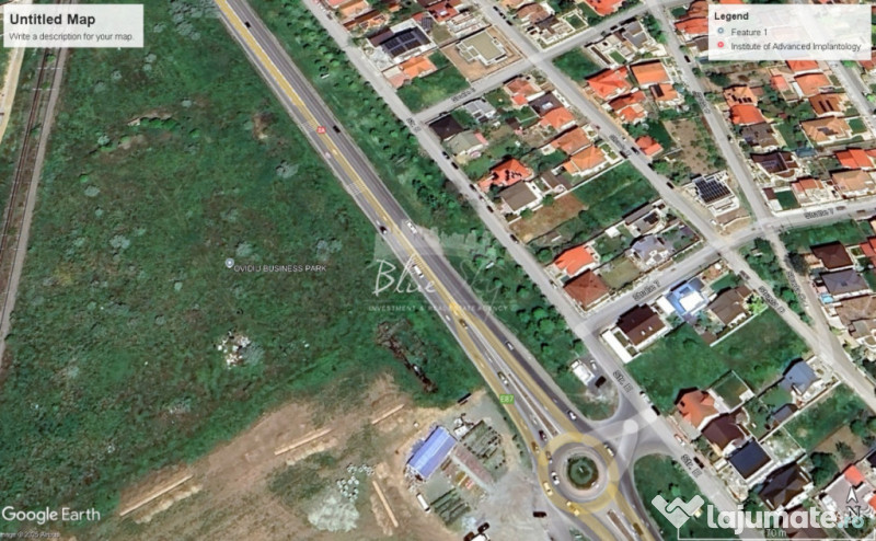 Teren intravilan 2.500 mp – Ovidiu, deschidere la DN2A 