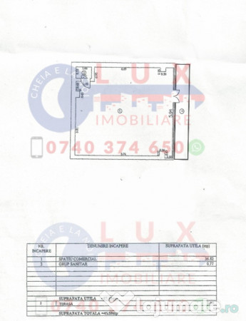 ID 8267 DE ÎNCHIRIAT - Spațiu comercial ULTRACENTRAL 