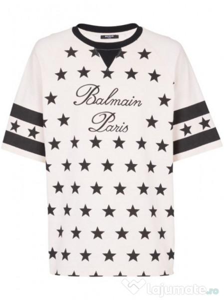 Balmain Paris Signature Stars T-shirt oversize 