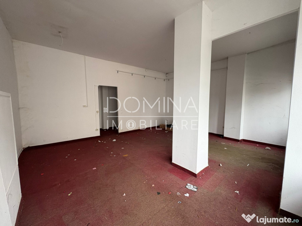 Spatiu comercial 150 mp, vitrina stradala 25 m.l. - 9 Mai 