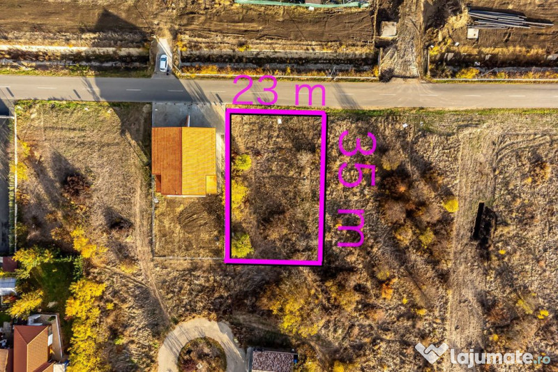 Teren 750 mp cu toate utilitățile | Via Carmina | proie...