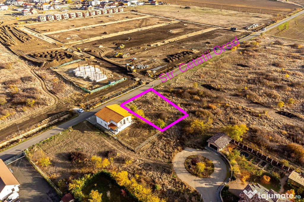 Teren 750 mp cu toate utilitățile | Via Carmina | proie...