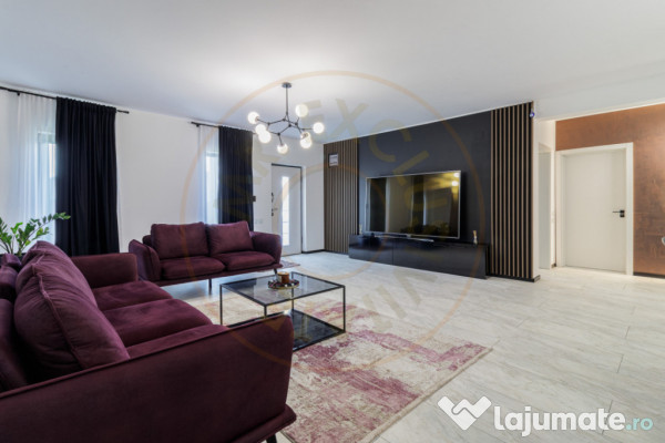 Casă superbă pe parter cu piscină, foișor și 1.000 mp t 