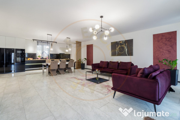 Casă superbă pe parter cu piscină, foișor și 1.000 mp t 