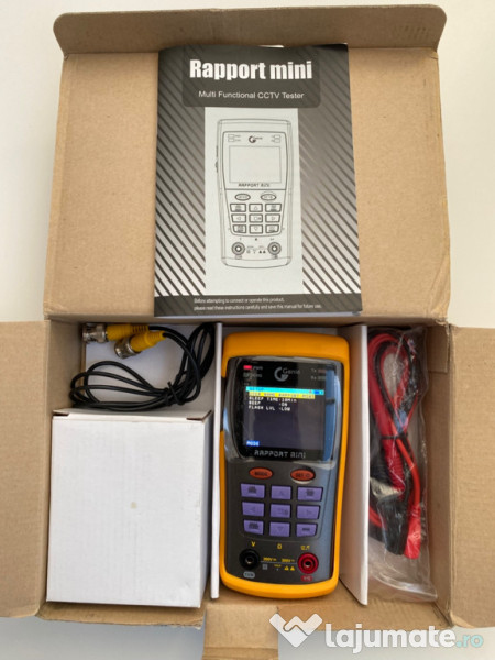 Tester Raport Mini CCTV pentru camere supraveghere 