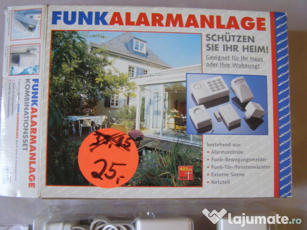 Sistem de alarma combinat pentru usi si ferestre