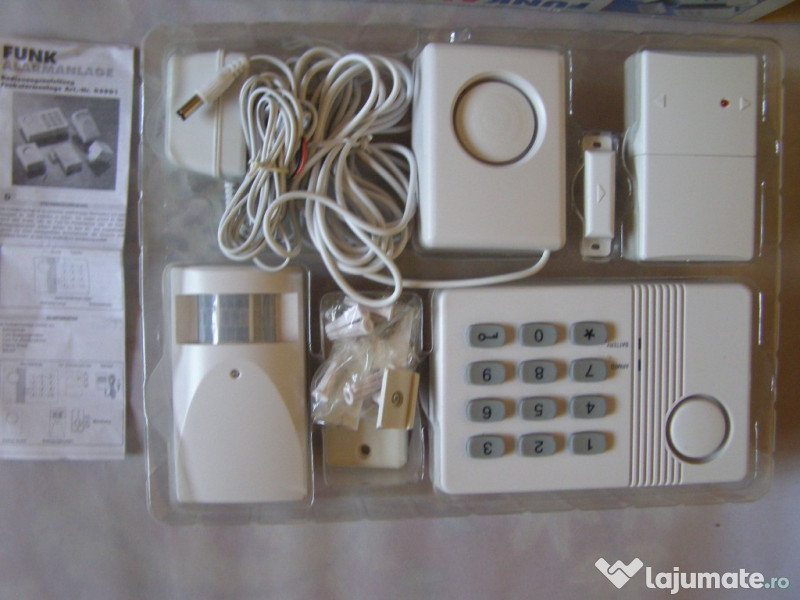 Sistem de alarma combinat pentru usi si ferestre